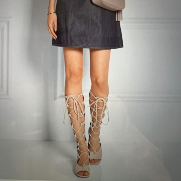 Chloe Gladiator Suede Sandal - Picture 1 of 12